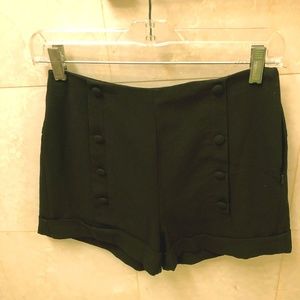 NWOT Love...Ady Black High Waisted Shorts XS